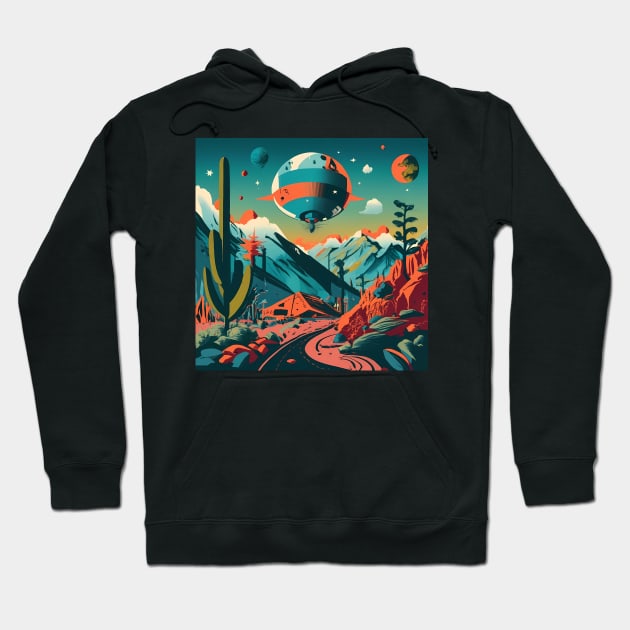 Area 51 art Hoodie by IOANNISSKEVAS